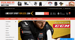 Desktop Screenshot of everysportforless.com